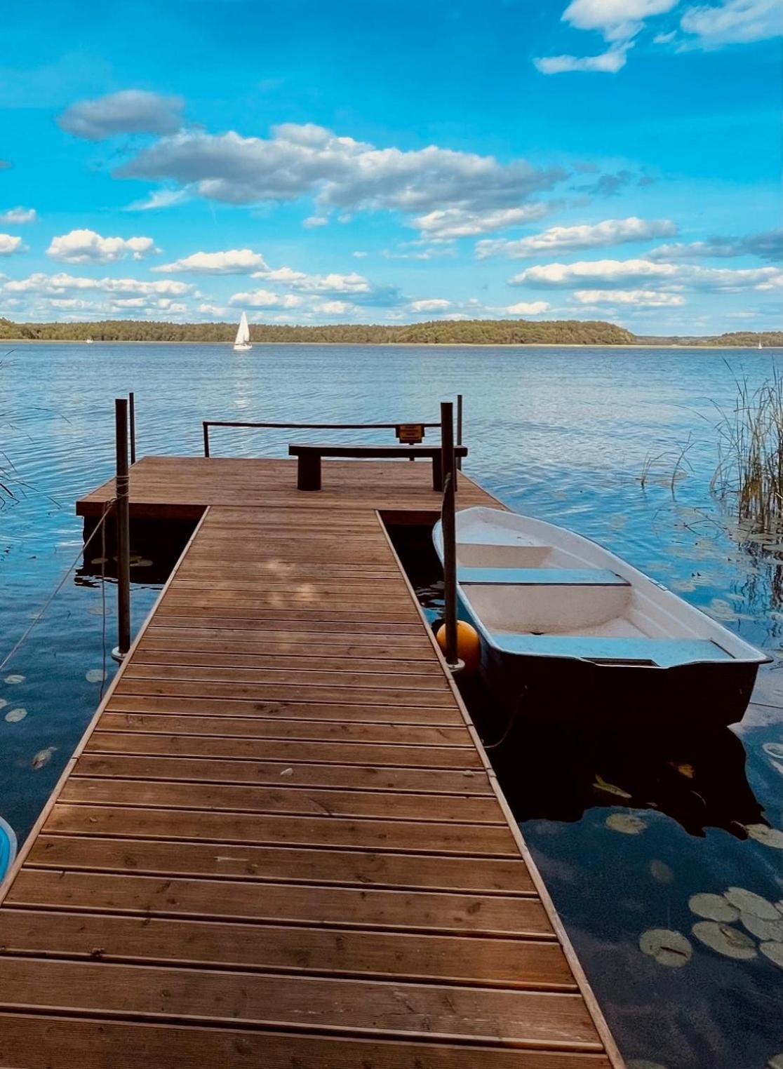 Dom Nad Jeziorem Mazury Pomost Segment 2 Гижицко Экстерьер фото
